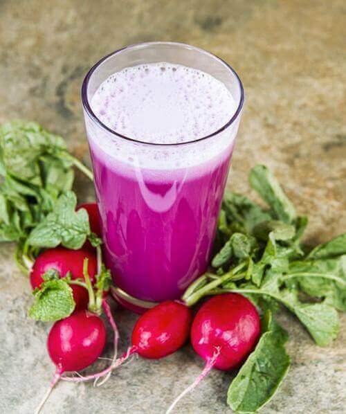 Juice på rädisa