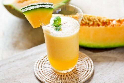 Melonsmoothie för viktnedgång