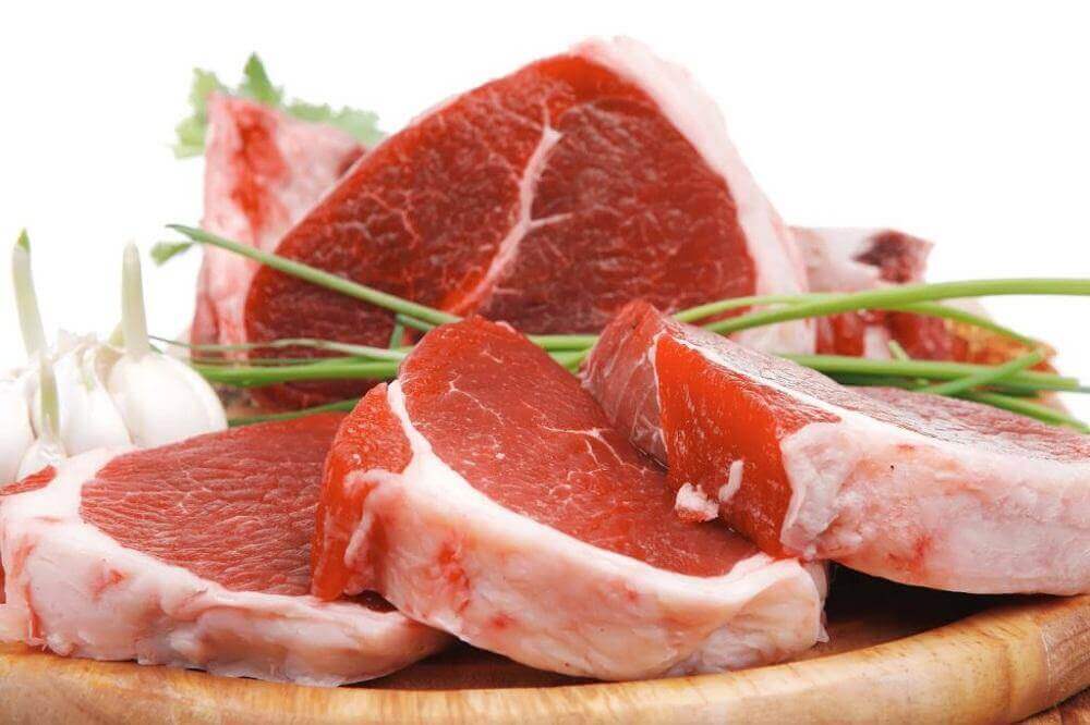 Skuret kött.