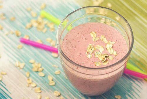 Smoothie med havre.