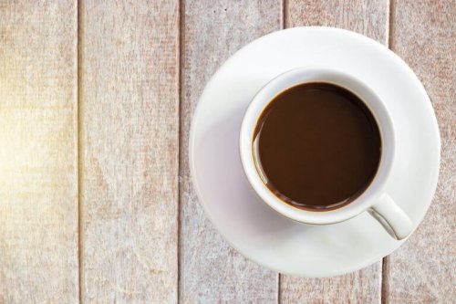 Mörk choklad i kopp