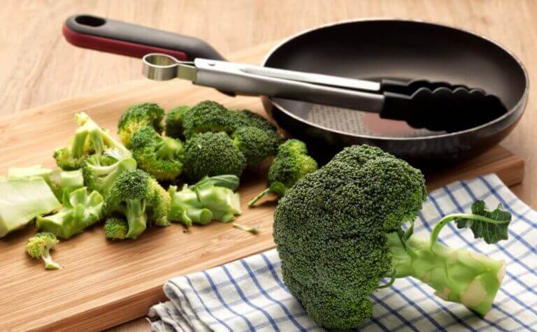 Broccoli i recept med gurkmeja