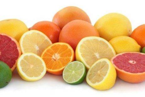 Citrusfrukter med fibrer