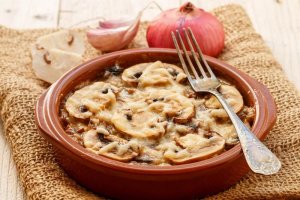 Läckert recept på champinjongryta