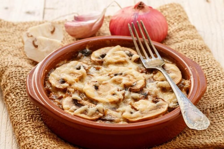 Läckert recept på champinjongryta