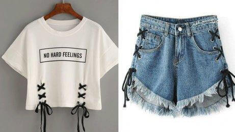 Kläder med snörning