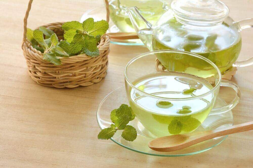 Te med myntablad