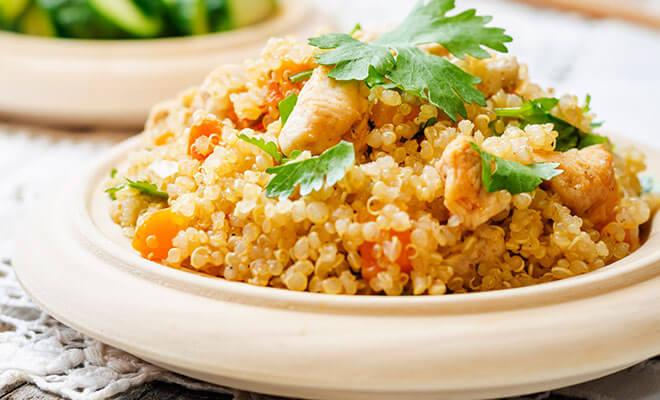 Quinoa med kyckling