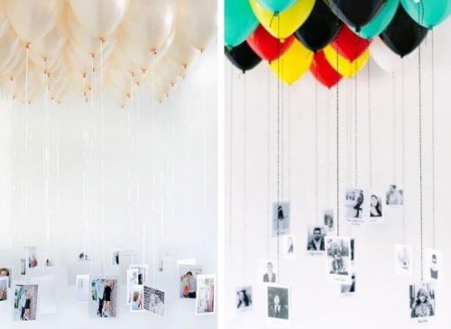 Ballonger med foton