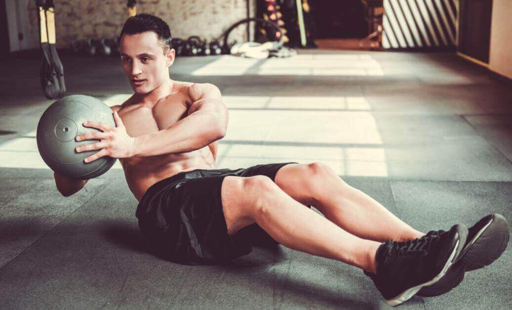 Grodsparkar är bra magövningar