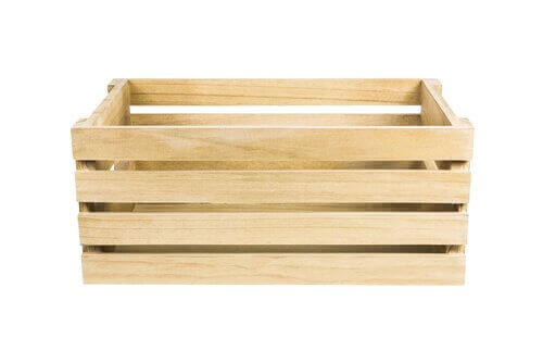 Organisera med trälådor