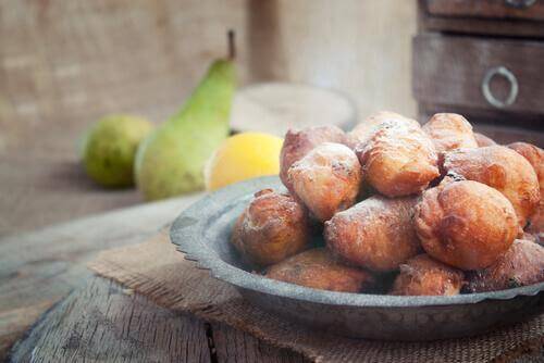 Fritters i skål