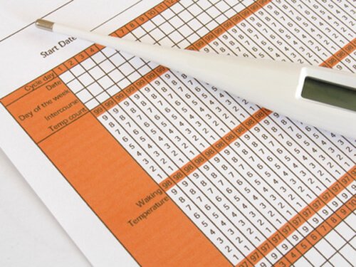 Termometer och tabell.