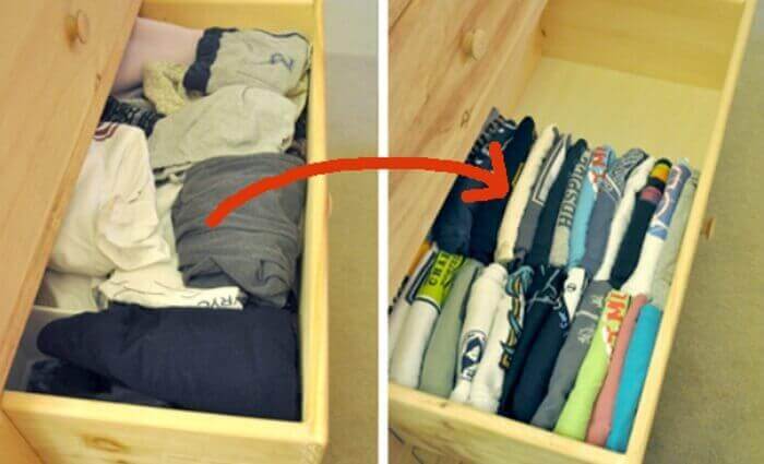 Organisera kläderna