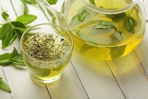 Grönt te innehåller antioxidanter