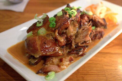 Servera med ris eller potatis