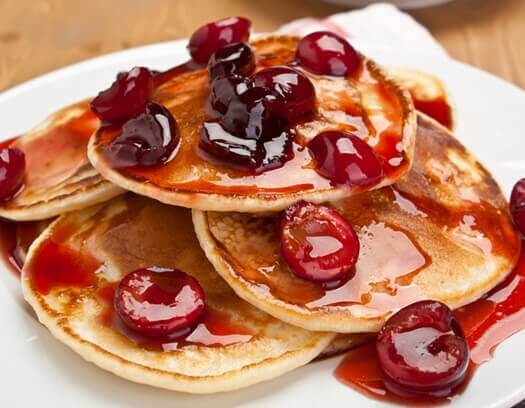 Pannkakor: hälsosamma frukostar för barn