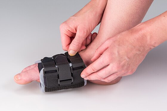 Fotbandage för Willis-Ekblom syndrom