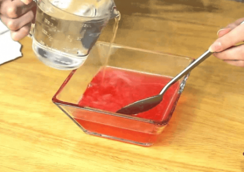 Hyalurosyra i gelatin