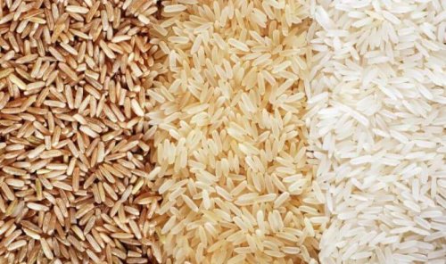 Det finns olika typer av ris
