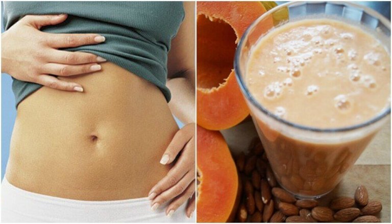 Förbättra matsmältningen med papaya och mandelmjölk