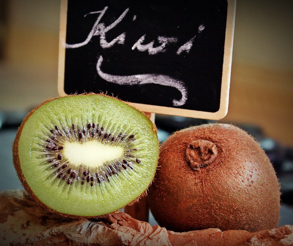 Skivad kiwi.