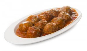 Hemlagade smarriga köttbullar med spansk sås
