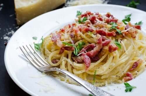 Läckra recept på spagetti carbonara 