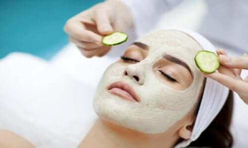 Gurka för skönhetsbehandlingar