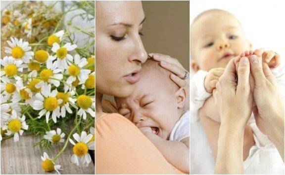 Fem naturliga kurer för kolik hos bebisar
