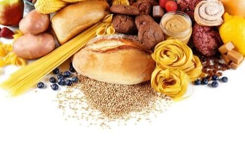 Livsmedel med kolhydrater