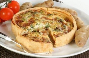 Gör denna utsökta quiche med grönsaker och ost