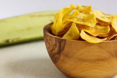 Ugnsbakade gurkchips