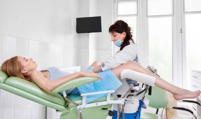 Undersökning hos gynekologen