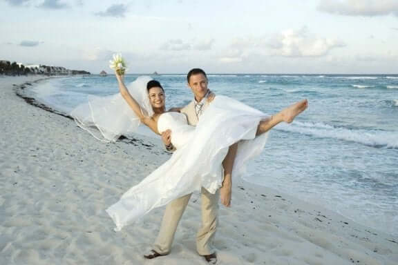 Bröllop på stranden
