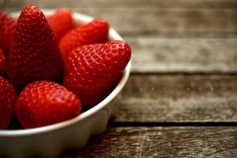Jordgubbar är en antioxidant