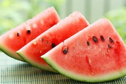Vattenmelon är renande