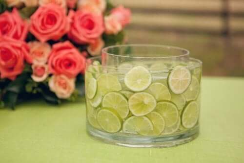 En vas med lime