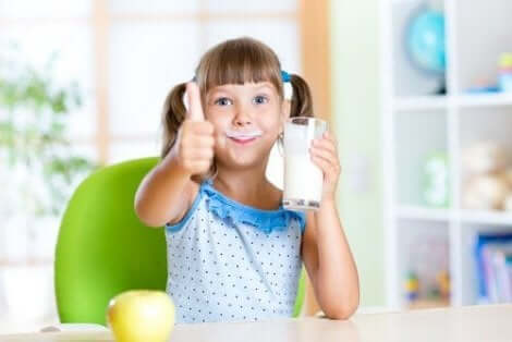 Mjölk är viktigt för barn