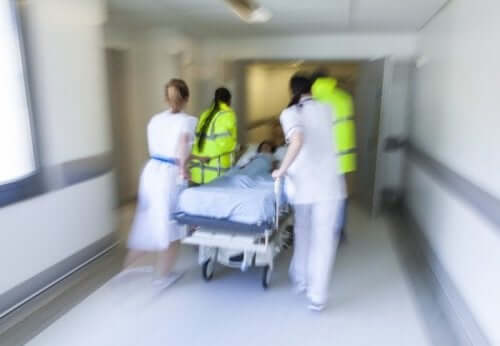 Patient på akutmottagning