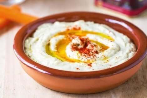 Hummus med olivolja