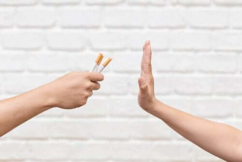 Säg nej till cigaretter.