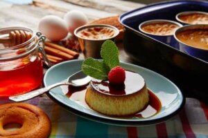 Recept på en lättare flan Napolitano