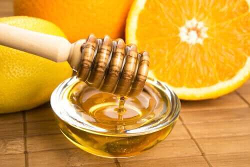 honung apelsin ingefära