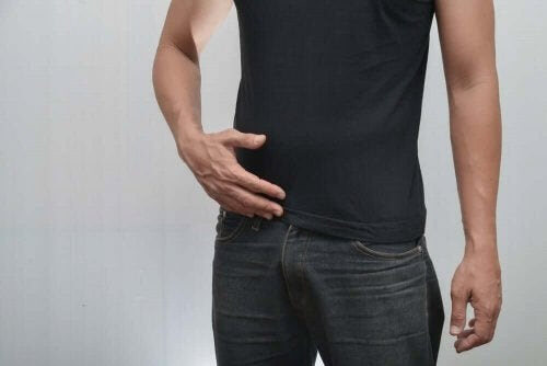 underkroppen på en man