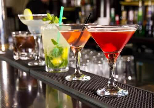 drink på maten: olika cocktails