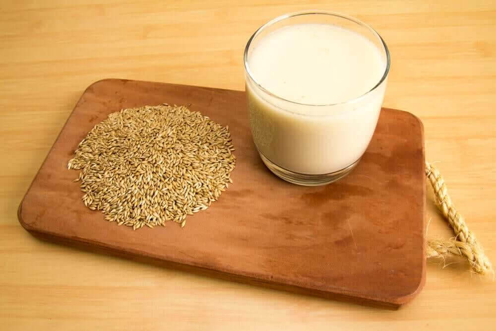 vegetabilisk mjölk av frö