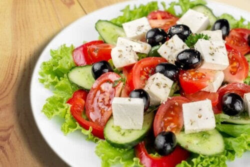 sallad med fetaost