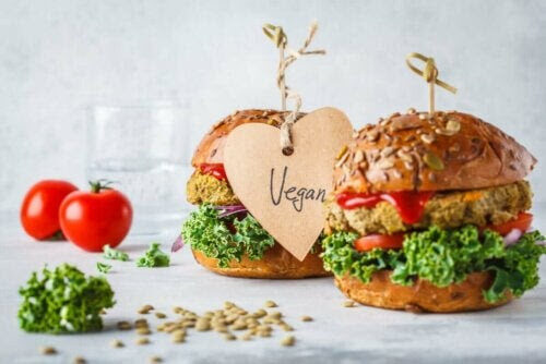 veganska hamburgare