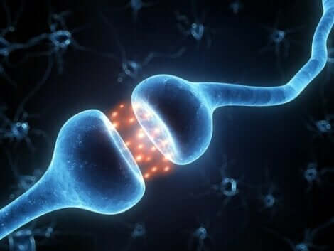 Multipel skleros: Animerad bild av neuroner som kommunicerar.
